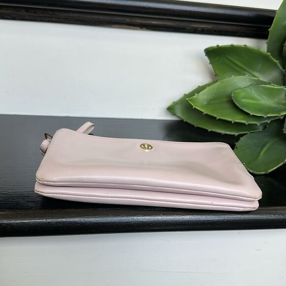 Lululemon double up Pink Wristlet Clutch Wallet PurseSleek Minimalist - Picture 5 of 9